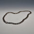 British Vintage Sterling Silver Curb Chain Necklace, 52cm, 66g, with Case
