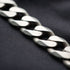 British Vintage Sterling Silver Curb Chain Necklace, 52cm, 66g, with Case