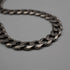 British Vintage Sterling Silver Curb Chain Necklace, 52cm, 66g, with Case