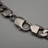 British Vintage Sterling Silver Curb Chain Necklace, 52cm, 66g, with Case