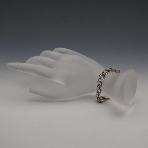 Vintage Chunky Chain Sterling Silver Bracelet 19g