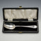 1866 British Antique Solid Silver Christening Spoon, 37g, Cased, Martin, Hall & Co