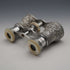 French Antique Silver-tone Floral Bird Motif Opera Glasses Binoculars Lemaire Paris