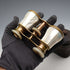 French Antique Mother-of-Pearl Decorated Opera Glasses Binoculars with Case Verdi Paris