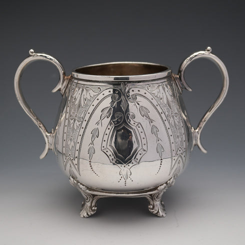 Late 19th Century English Antique Silver Plated Coffee Set by B. Grayson & Son