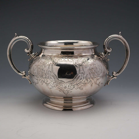 1900年頃 英国アンティーク シルバープレート製 ティー&コーヒーセット Martin&Hal