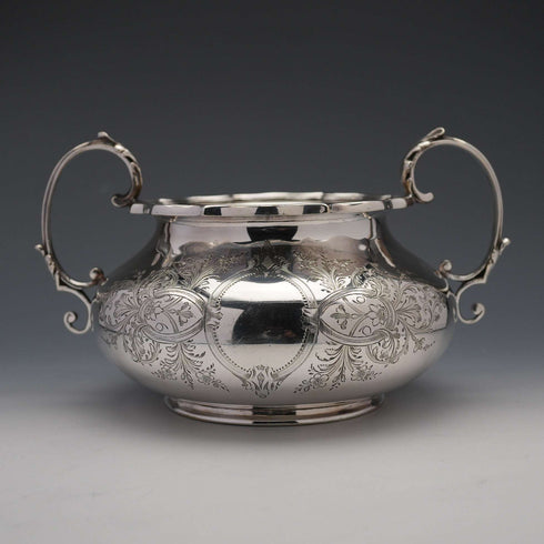 1882 British Antique Silver Plated Tea Set by Elkington