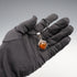 Vintage Sterling Silver Amber Pendant with Leather & Sterling Silver Chain