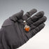 Vintage Sterling Silver Amber Pendant with Leather & Sterling Silver Chain
