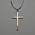 Vintage Sterling Silver Cross Pendant with Sterling Silver Chain