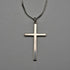 Vintage Sterling Silver Cross Pendant with Sterling Silver Chain