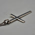 Vintage Sterling Silver Cross Pendant with Sterling Silver Chain
