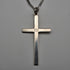 Vintage Sterling Silver Cross Pendant with Sterling Silver Chain