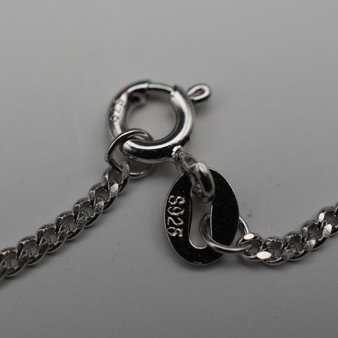 Vintage Sterling Silver Cross Pendant with Sterling Silver Chain