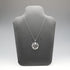 British Vintage Sterling Silver Art Nouveau Round Pendant with Sterling Silver Chain Kit Heath