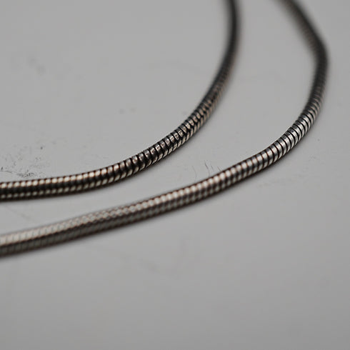 British Vintage Sterling Silver Art Nouveau Round Pendant with Sterling Silver Chain Kit Heath