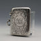 1908 British Antique Sterling Silver Vesta Case 22g Joseph Gloster Ltd