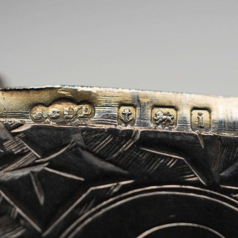 1908 British Antique Sterling Silver Vesta Case 22g Joseph Gloster Ltd