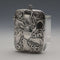 1895 Antique British Sterling Silver Vesta Case 32g Lines, Bunn & Mason