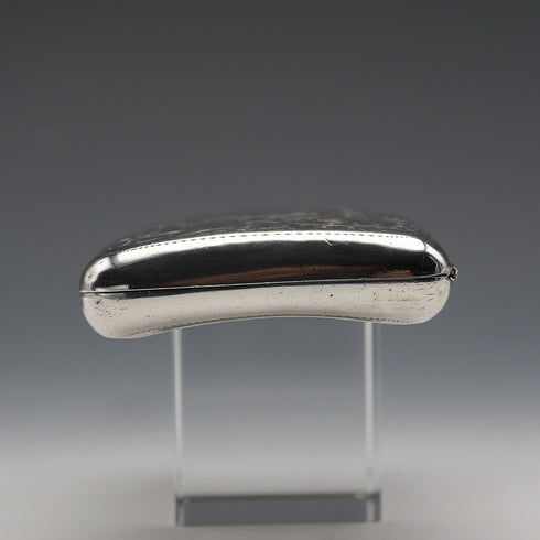 1906 British Antique Sterling Silver Cigarette Case 65g William Neale
