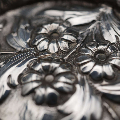 1900 English Antique Sterling Silver Pen Tray 124g George Nathan & Ridley Hayes