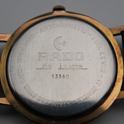 1960s Vintage Swiss RADO Ref. 13560 Mechanical Watch, Good Working Condition