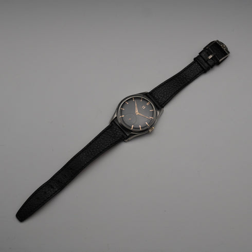 Circa 1950 Omega Men's Mechanical Watch Ref. 2503-1 Cal. 265 Black Dial Good Working Order