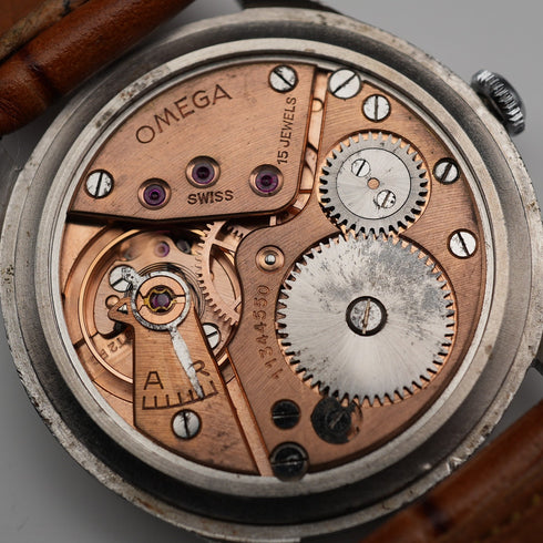 Circa 1947 OMEGA Men's Mechanical Watch Ref. 2181-5 Cal. 30T2PC Original Dial Good Working Order