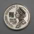 1977 United Kingdom Queen Elizabeth II Silver Jubilee Commemorative Silver Coin 45g Birmingham Mint with Case