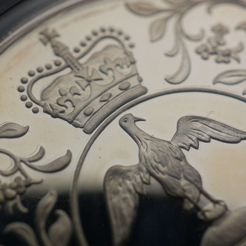 1977年 英国 エリザベス2世女王 戴冠25周年 記念銀貨 28g RoyalMint ケース・説明書付