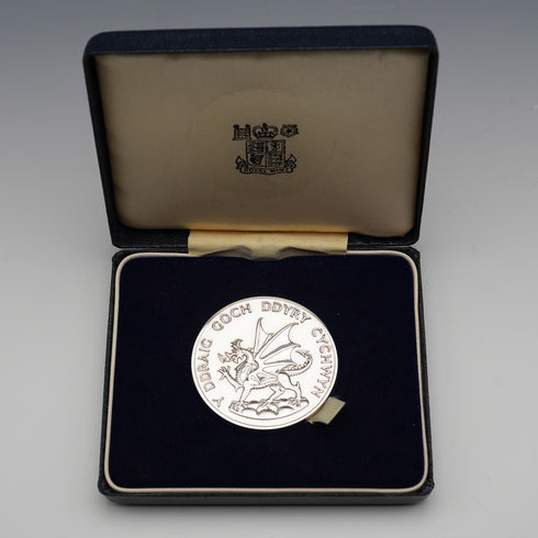 1969 Investiture of the Prince of Wales Commemorative Medal 70g Royal Mint Cased