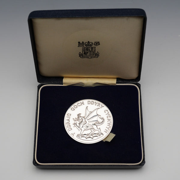 1969 Investiture of the Prince of Wales Commemorative Medal 70g Royal Mint Cased
