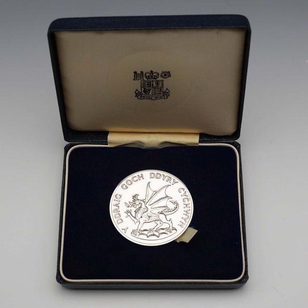 1969 Investiture of the Prince of Wales Commemorative Medal 70g Royal Mint Cased