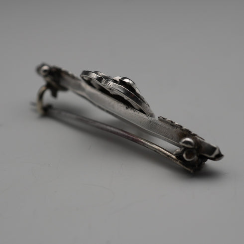 1896 British Antique Sailor Sweetheart Sterling Silver Brooch 3.7g S.BROS