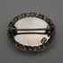 Vintage 800 Silver Micromosaic Floral Brooch