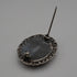 Vintage 800 Silver Micromosaic Floral Brooch