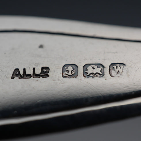 1921 British Antique Mother-of-Pearl Handle Sterling Silver Blade Bookmark Adie&Lovekin