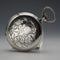 Circa 1920 Antique Omega Pocket Watch 900 Silver Hunter Case, Working Well