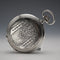 Circa 1925 Antique Longines Pocket Watch, 900 Silver Hunter Case, Cal. 18.50, Good Working Condition