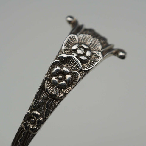 1906年 英國古董 純銀糖粉篩 15克 William Hutton&Sons Ltd