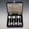 1934 British Vintage Sterling Silver Jubilee Teaspoon Set of 6, Total 55g, by Northern Goldsmiths Co, Cased