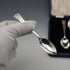 1934 British Vintage Sterling Silver Jubilee Teaspoon Set of 6, Total 55g, by Northern Goldsmiths Co, Cased
