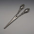 1910 English Antique Sterling Silver Handle Glove Stretchers J&R Griffin