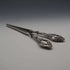 1910 English Antique Sterling Silver Handle Glove Stretchers J&R Griffin