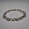 Vintage Decorative Ring Chain Sterling Silver Bracelet 11g