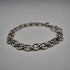 Vintage Decorative Ring Chain Sterling Silver Bracelet 11g