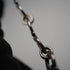 Vintage Decorative Ring Chain Sterling Silver Bracelet 11g
