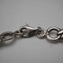Vintage Decorative Ring Chain Sterling Silver Bracelet 11g