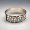 English Vintage Sterling Silver Jubilee Hallmark Cuff Bangle 42g Bracelon Ltd