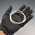 UK-made Double Interlocking Sterling Silver Bangle 51g NK